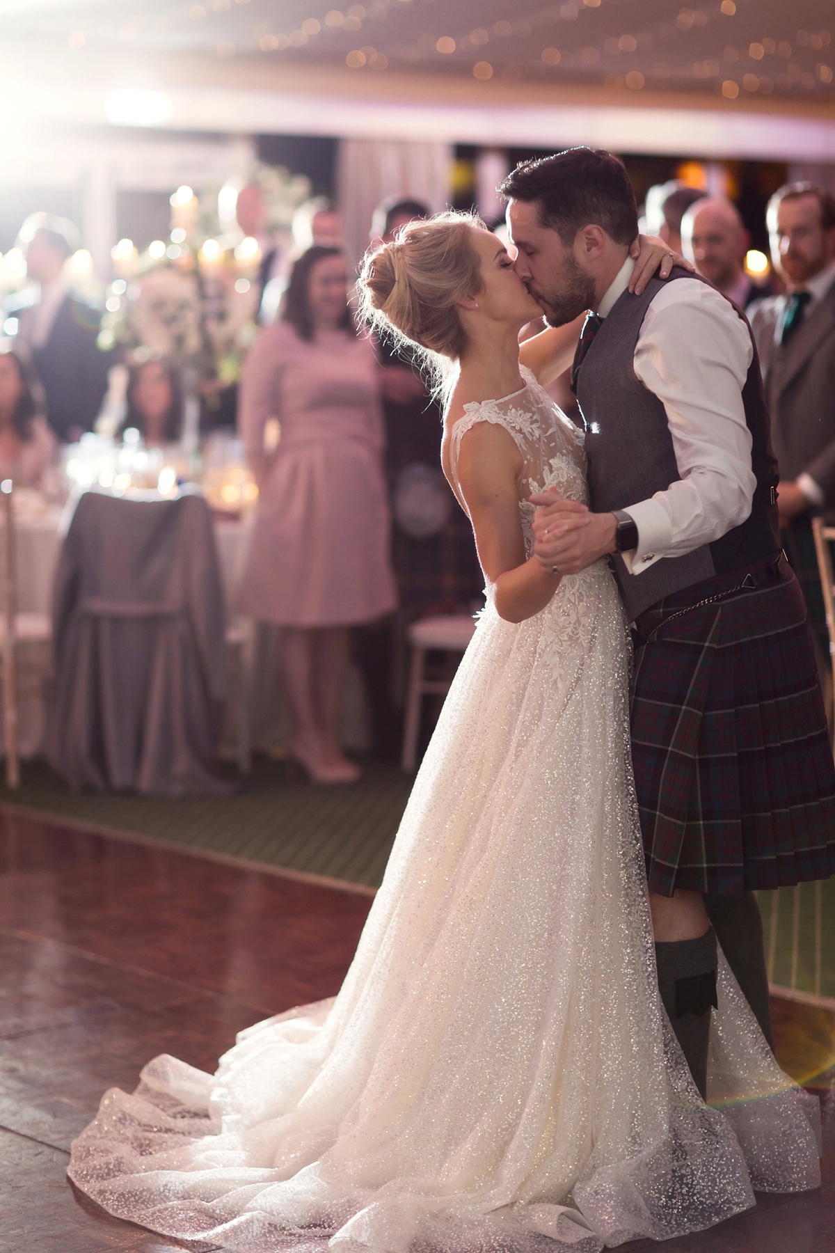 38 A Berta Bridal dress magnificent Scottish Castle wedding. Photography by Craig Eva Sanders.