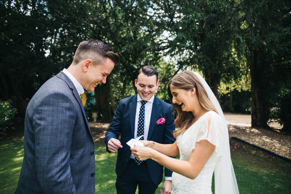 41 Eliza Jane Howell sequin dress for a laidback vintage inspired wedding. Photography by Sally T