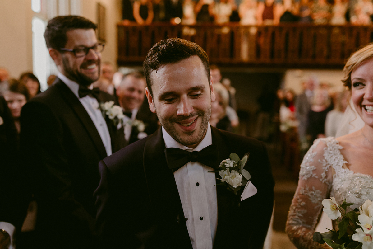 47 Galia Lahav glamour Irish country house wedding. Photography by Adam and Grace