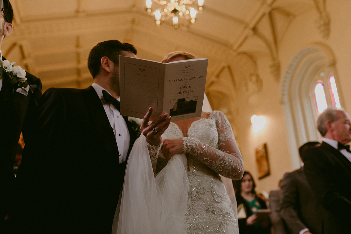 50 Galia Lahav glamour Irish country house wedding. Photography by Adam and Grace