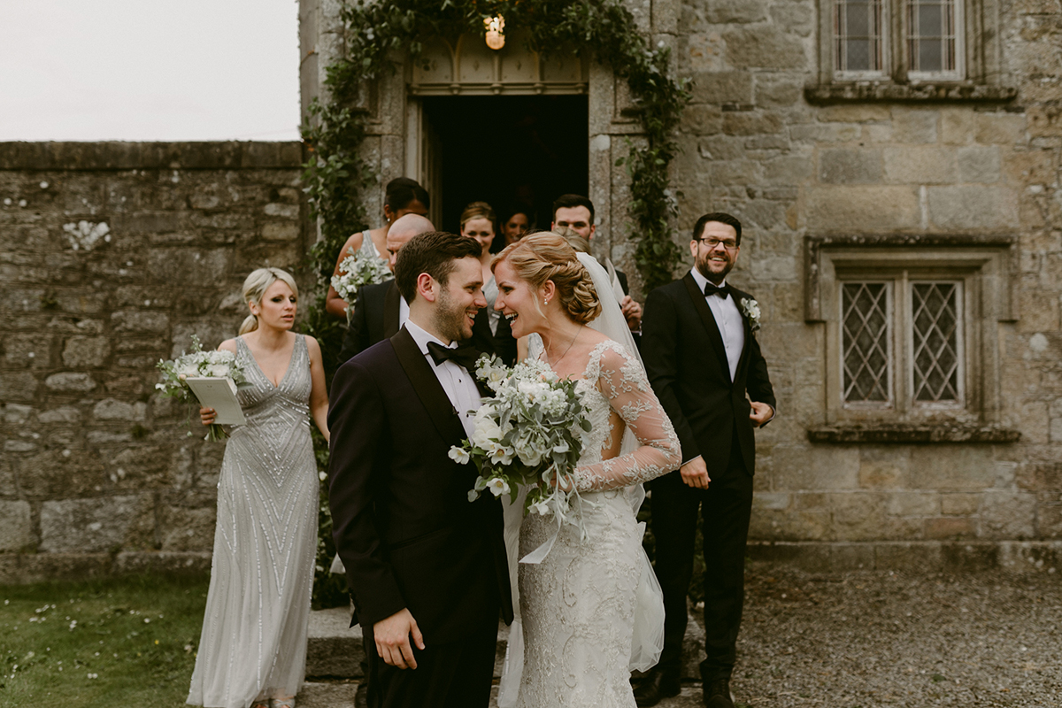 56 Galia Lahav glamour Irish country house wedding. Photography by Adam and Grace