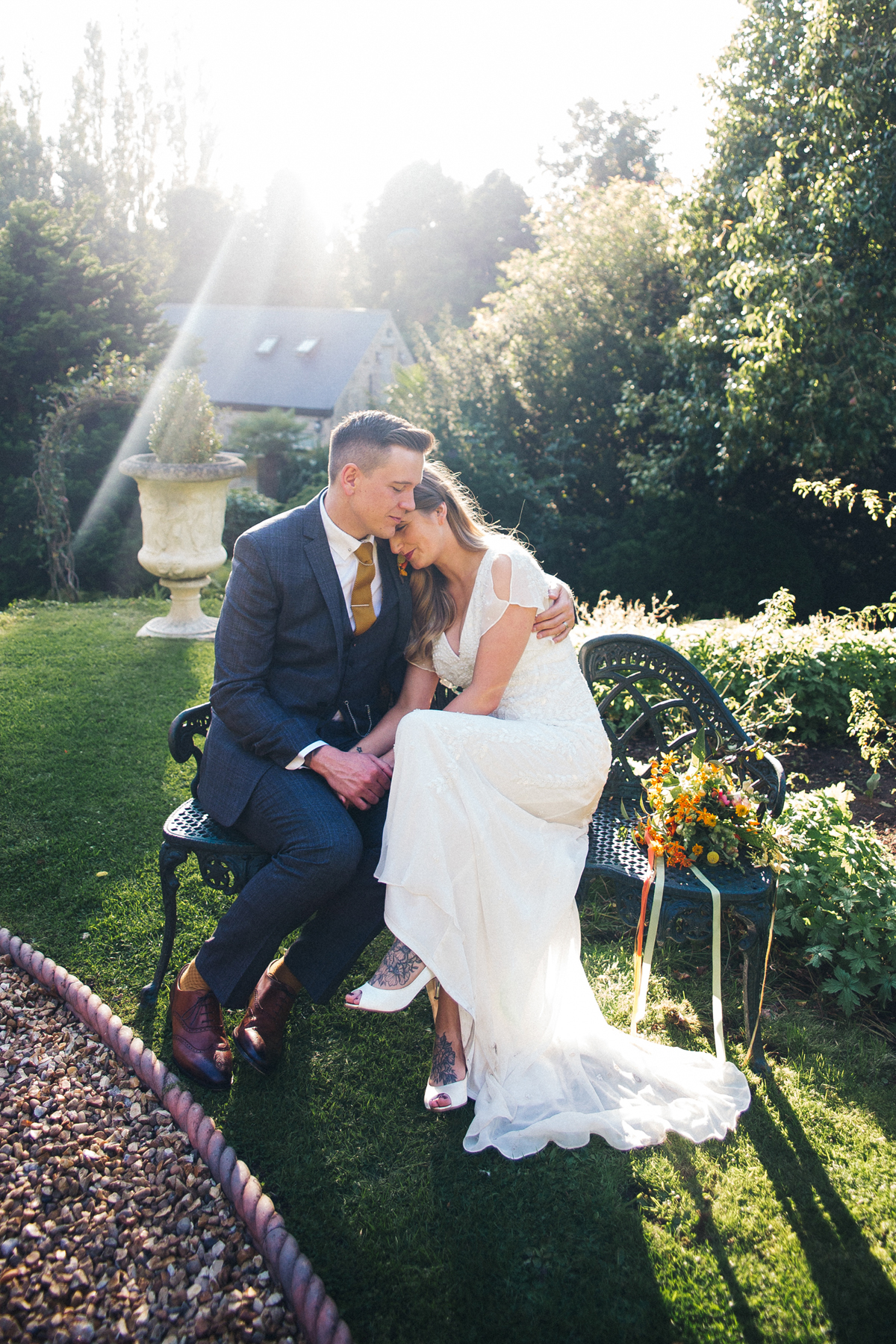 57 Eliza Jane Howell sequin dress for a laidback vintage inspired wedding. Photography by Sally T