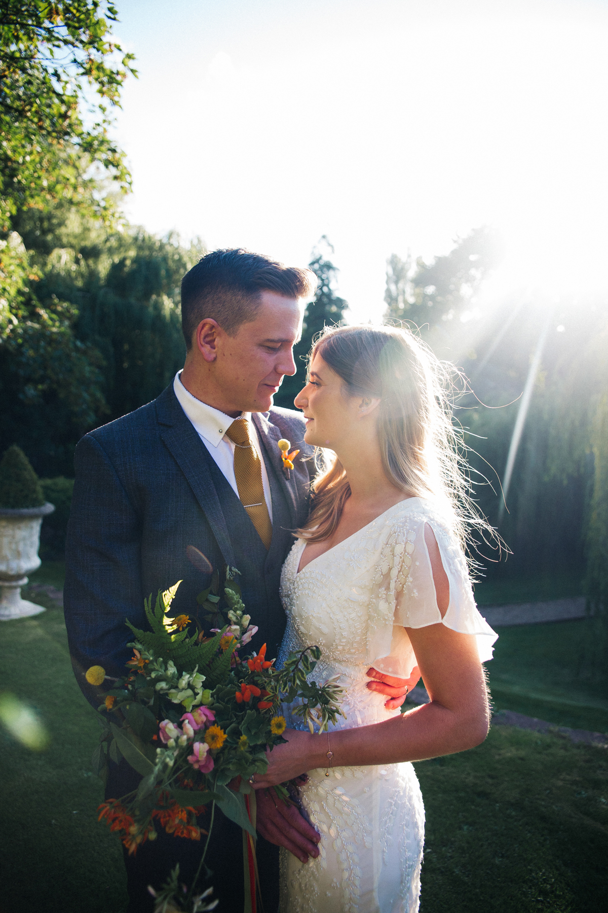 59 Eliza Jane Howell sequin dress for a laidback vintage inspired wedding. Photography by Sally T