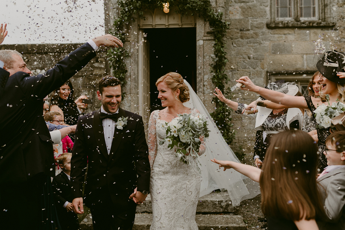 59 Galia Lahav glamour Irish country house wedding. Photography by Adam and Grace