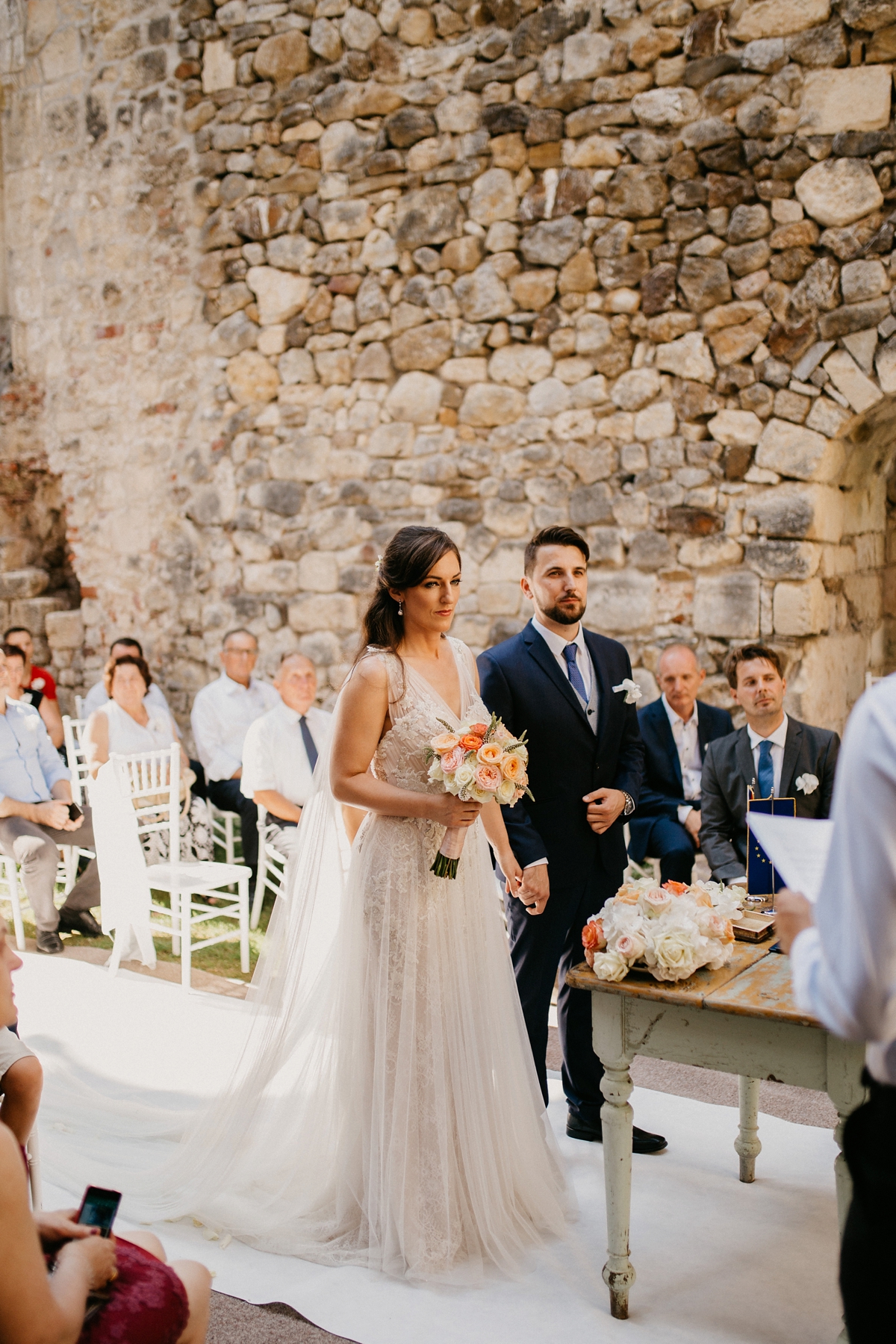 6 A Pronovias dress dreamy romantic wedding in Slovenia