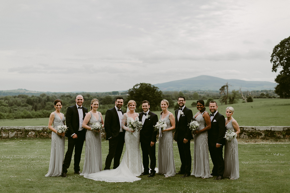 66 Galia Lahav glamour Irish country house wedding. Photography by Adam and Grace