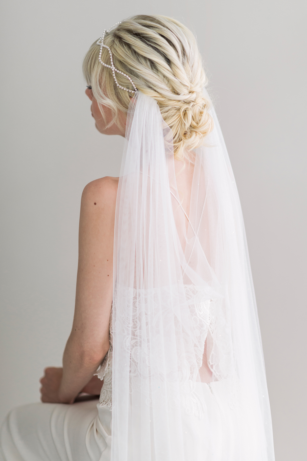 74 Sash Veil handmade dreamy wedding veils accessories