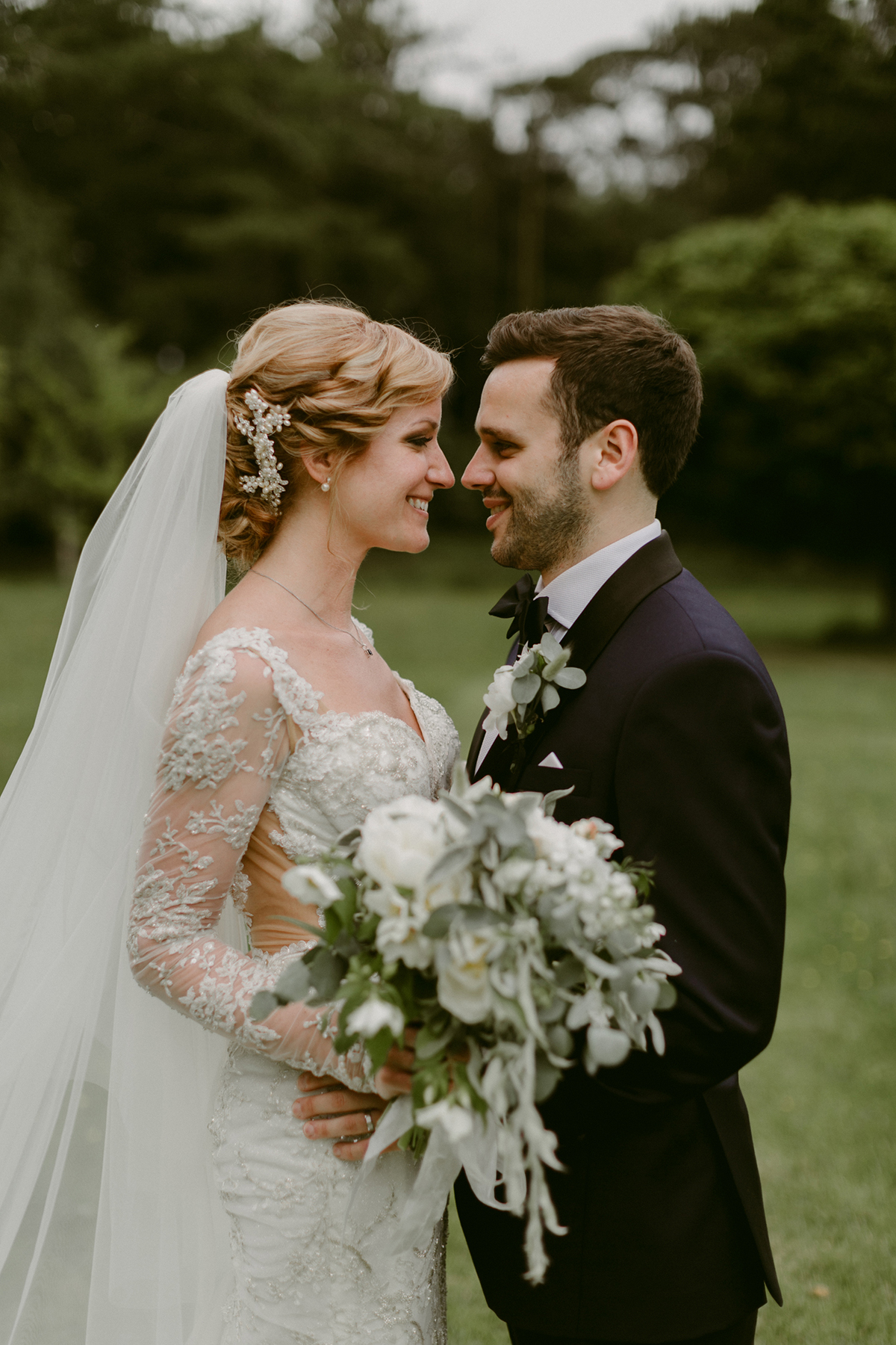 82 Galia Lahav glamour Irish country house wedding. Photography by Adam and Grace