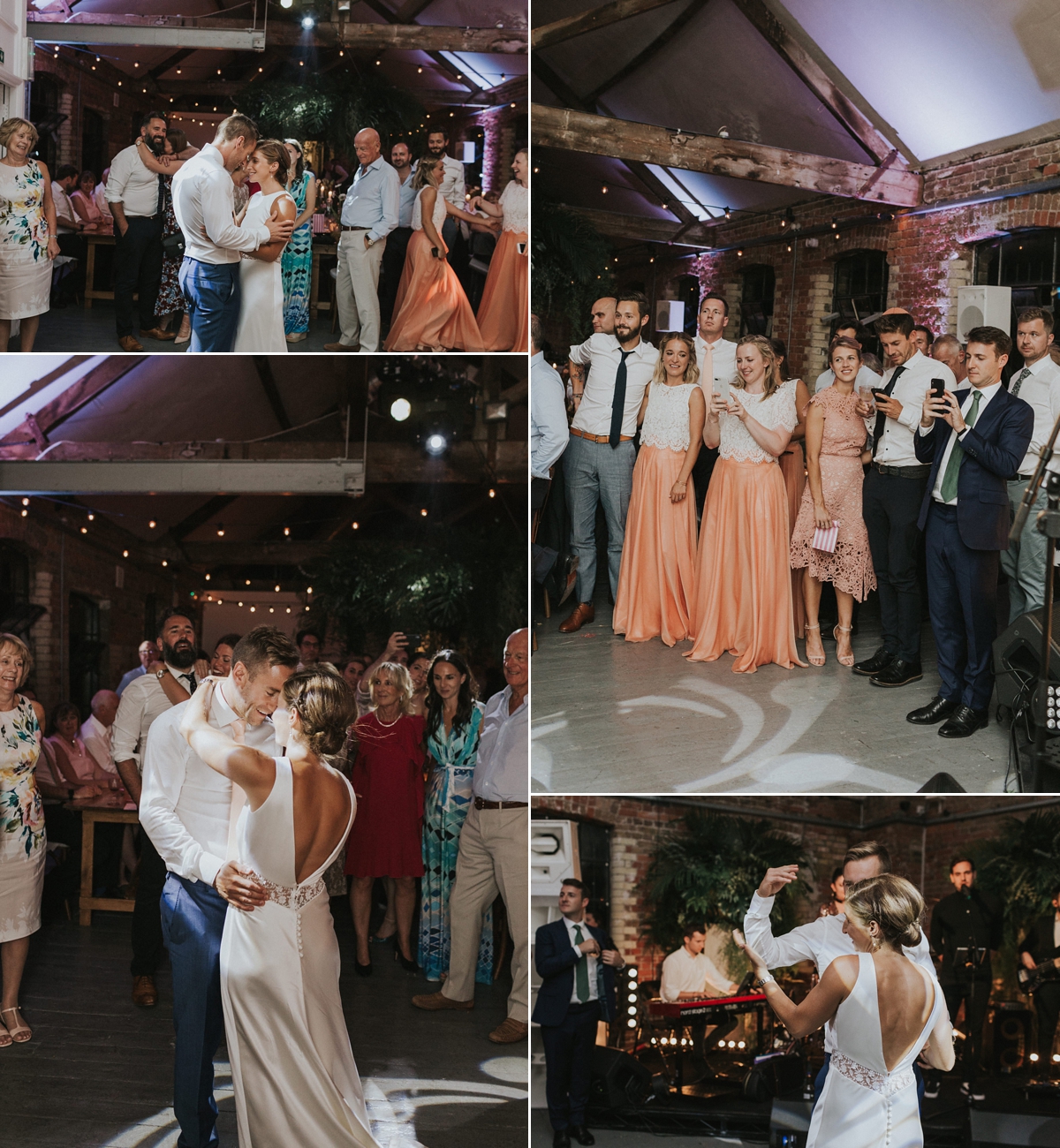 83 Peach pretty Jewish wedding va Westenius dress. Photography by We Heart Pictures. 1