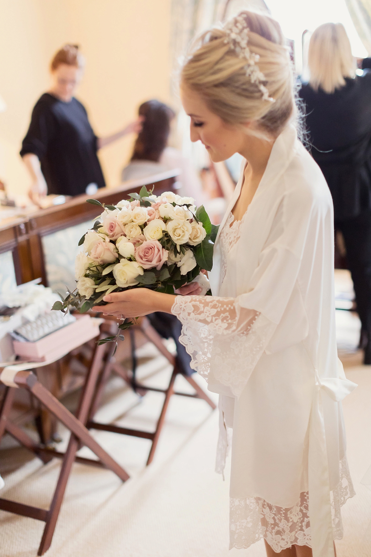 9 A Berta Bridal dress magnificent Scottish Castle wedding. Photography by Craig Eva Sanders.