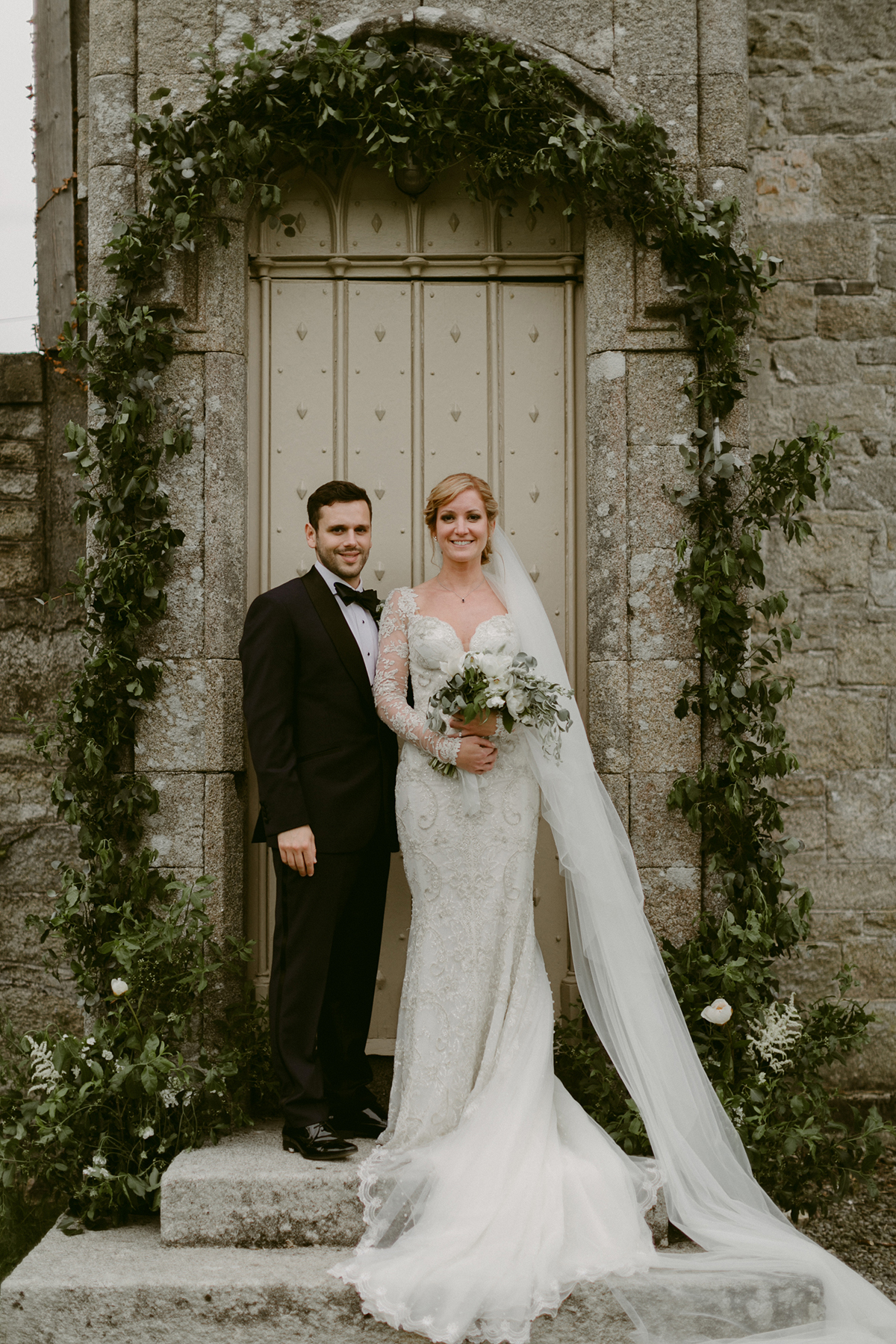 96 Galia Lahav glamour Irish country house wedding. Photography by Adam and Grace