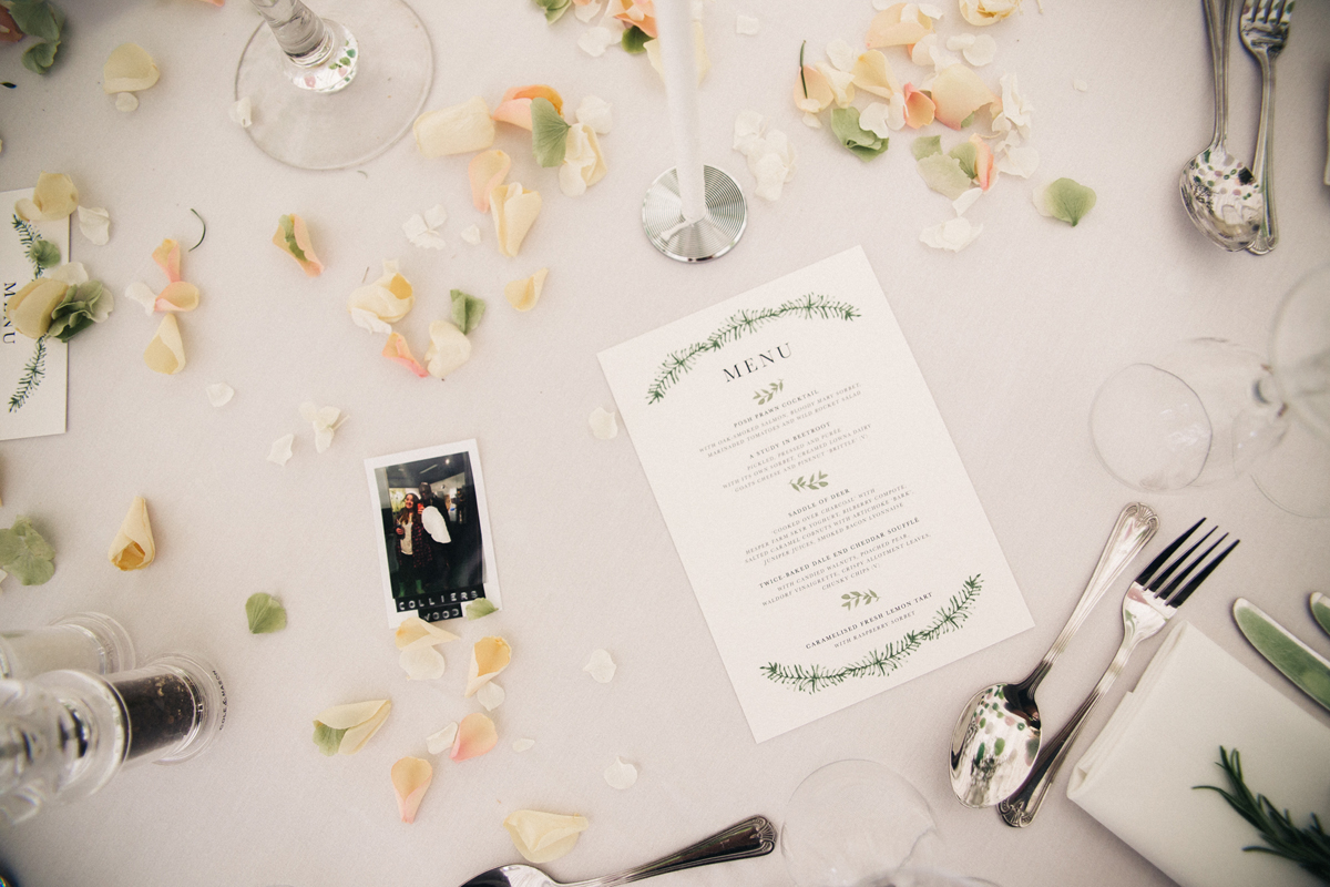Botanical inspired green blush pink marquee wedding in North Yorkshire. Sally T Photography 10