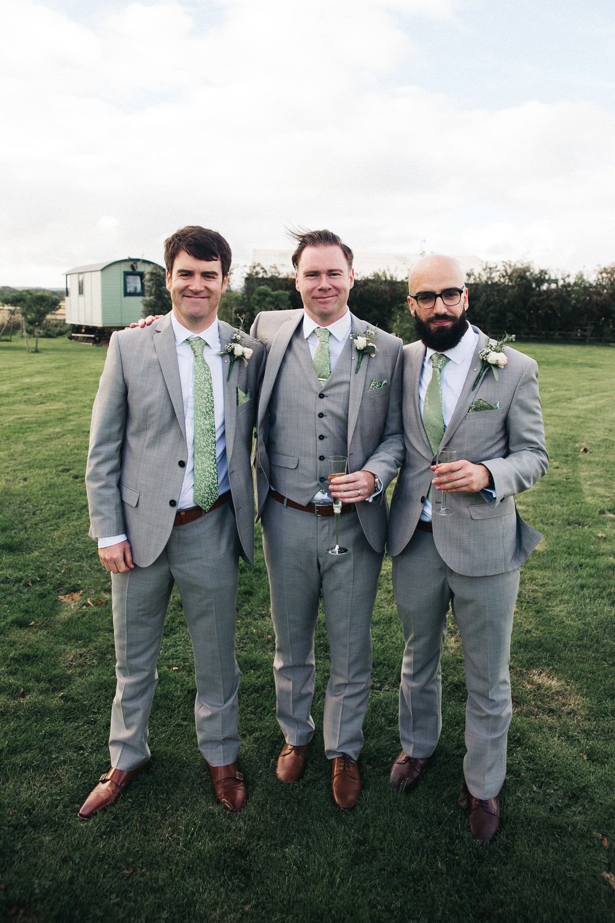 Botanical inspired green blush pink marquee wedding in North Yorkshire. Sally T Photography 40