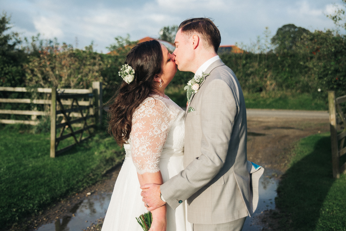 Botanical inspired green blush pink marquee wedding in North Yorkshire. Sally T Photography 45