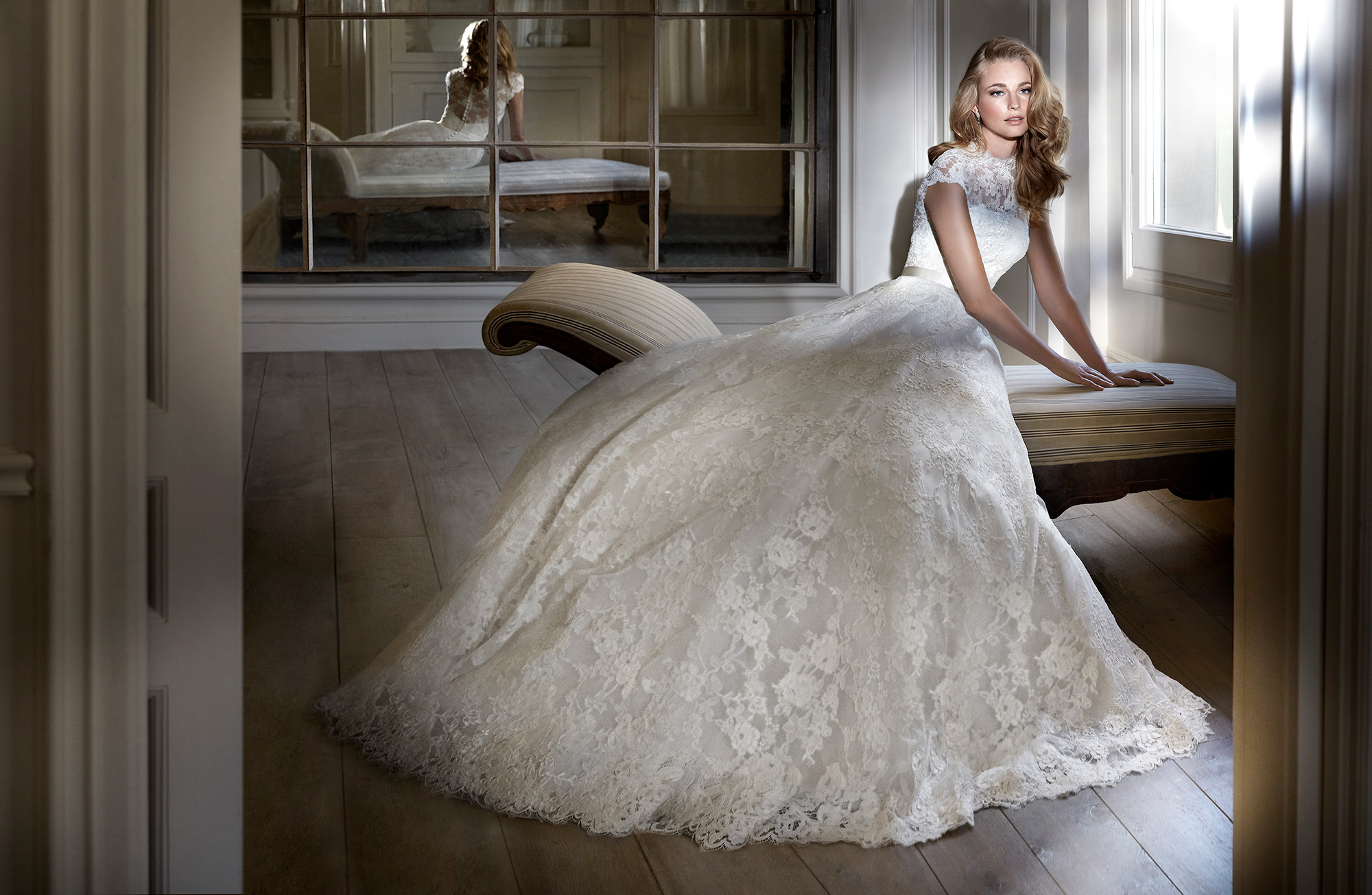 Caroline Castigliano luxury wedding dress MADEIRA