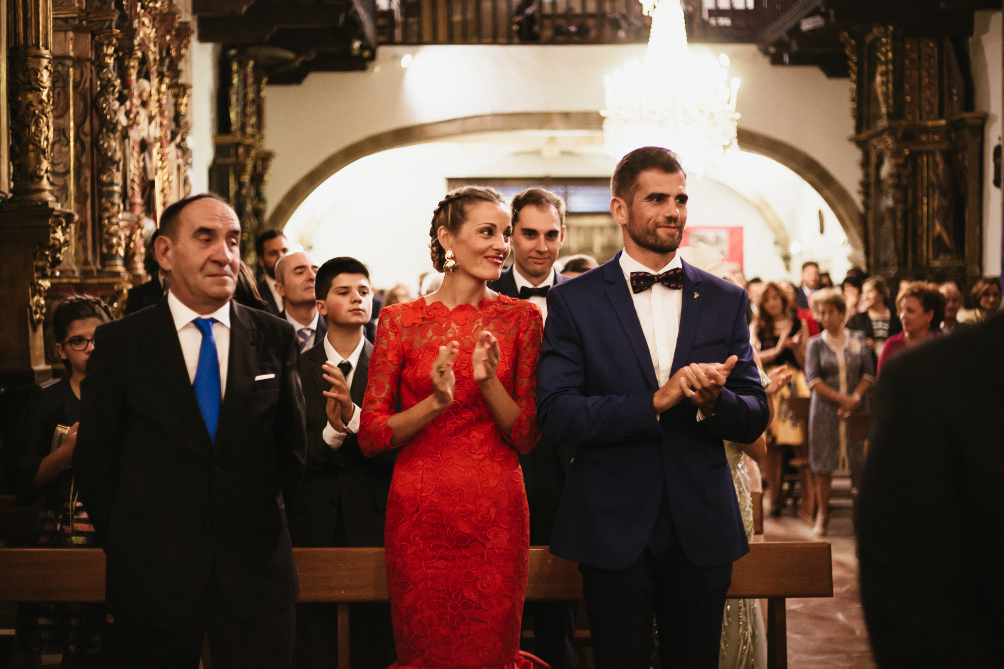 Glamorous Spanish wedding long sleeved backless wedding dress 57