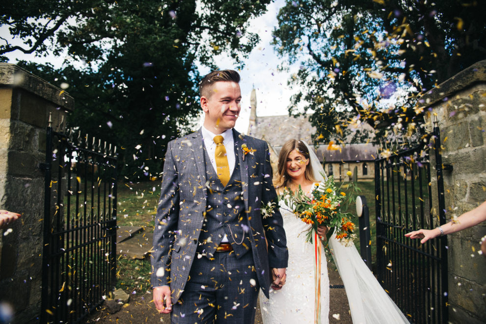 An Eliza Jane Howell Beaded Wedding Dress for a Laidback Vintage Inspired Wedding 9 sallytphotography crab lobster north yorkshire wedding photographer 0071