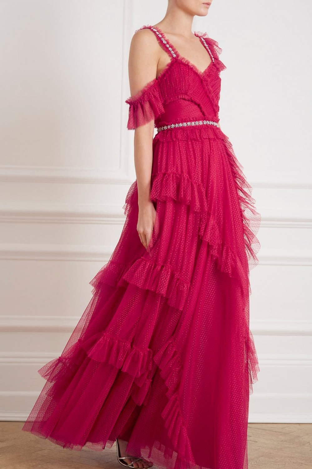 Degas fuscia pink gown