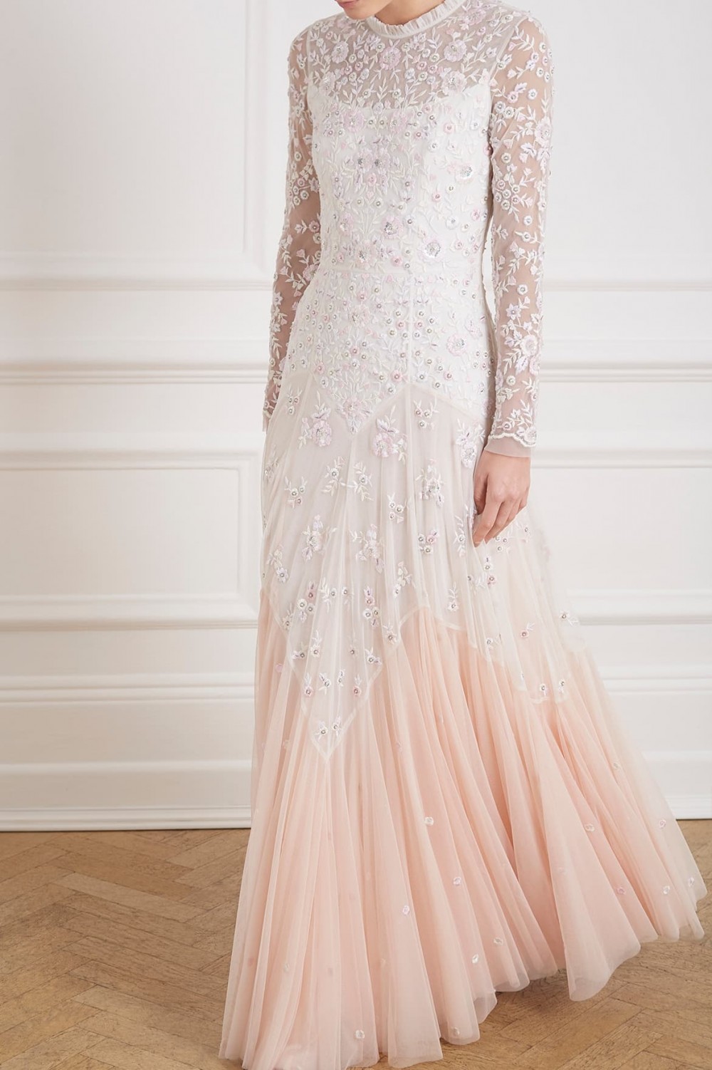 Pearl Rose tinted gown
