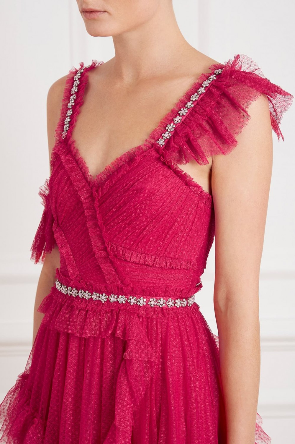Degas fuscia pink gown