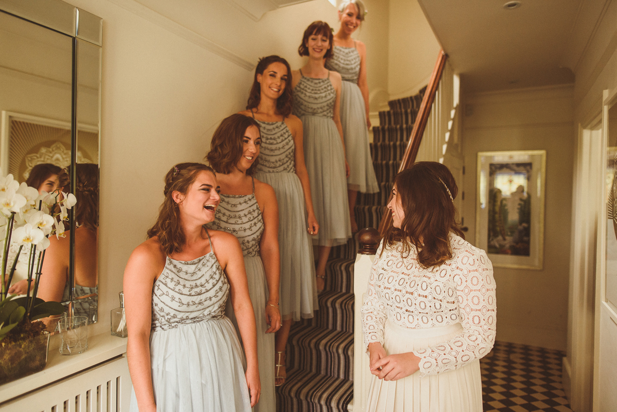 11 Self Portrait dress seafront Brighton wedding Matt Penberthy Photography