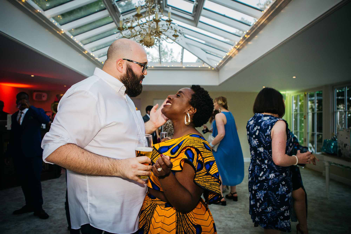 115 Vibrant colourful English Ghanaian fusion wedding