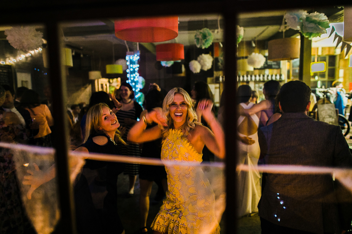 121 Pronovias dress outdoor informal modern Scottish wedding Lauren McGlynn Photography