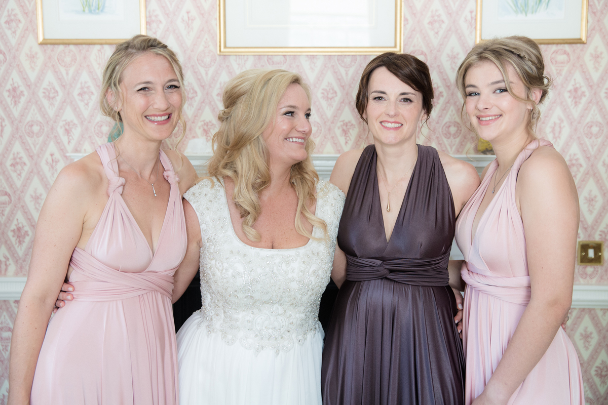 17 Suzanne Neville dress pastel pink elegant country house wedding