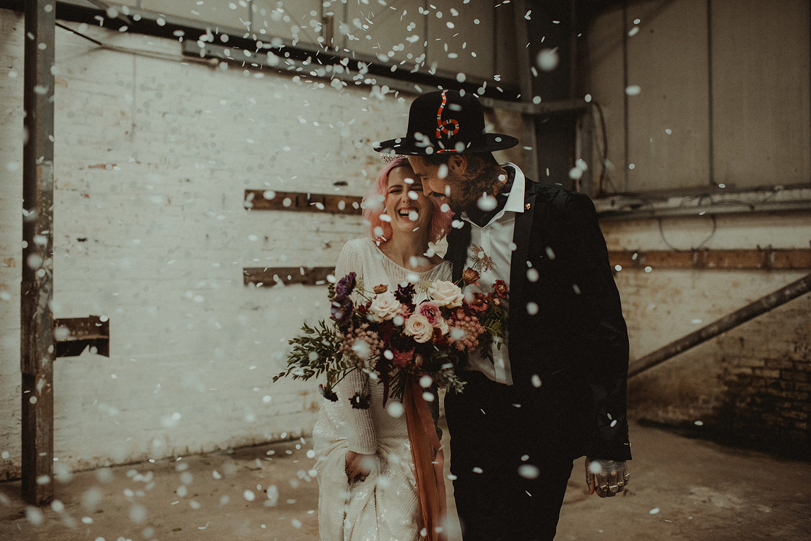 19 Story of Us modern colourful creative wedding stationery