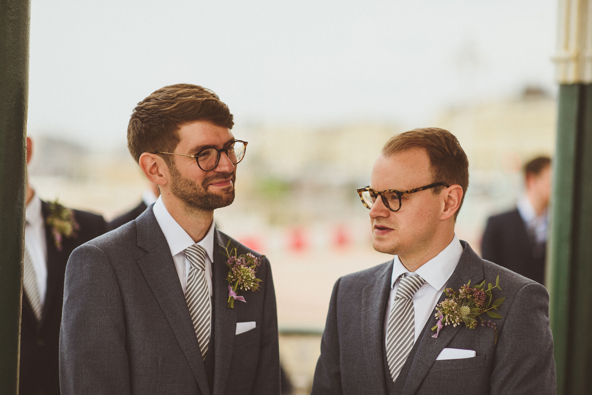 22 Self Portrait dress seafront Brighton wedding Matt Penberthy Photography