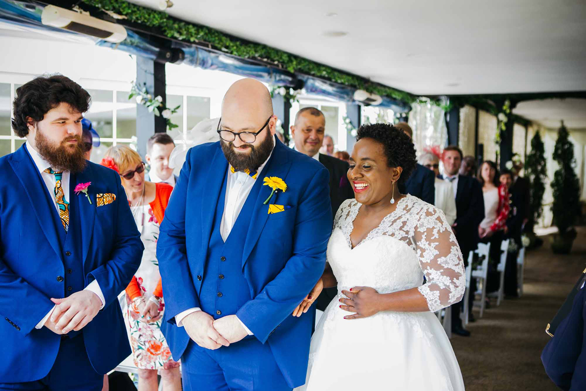 22 Vibrant colourful English Ghanaian fusion wedding