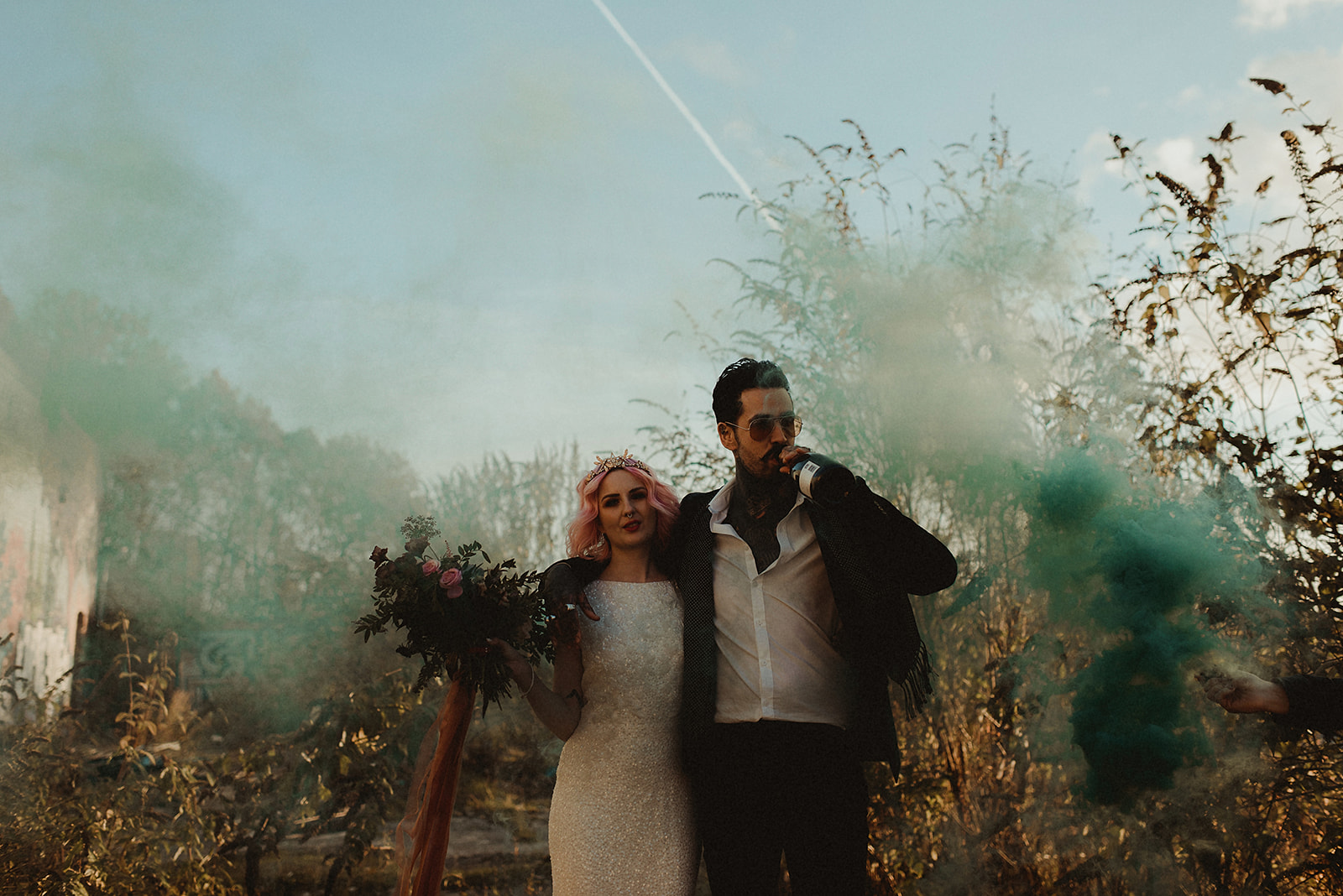 24 Story of Us modern colourful creative wedding stationery