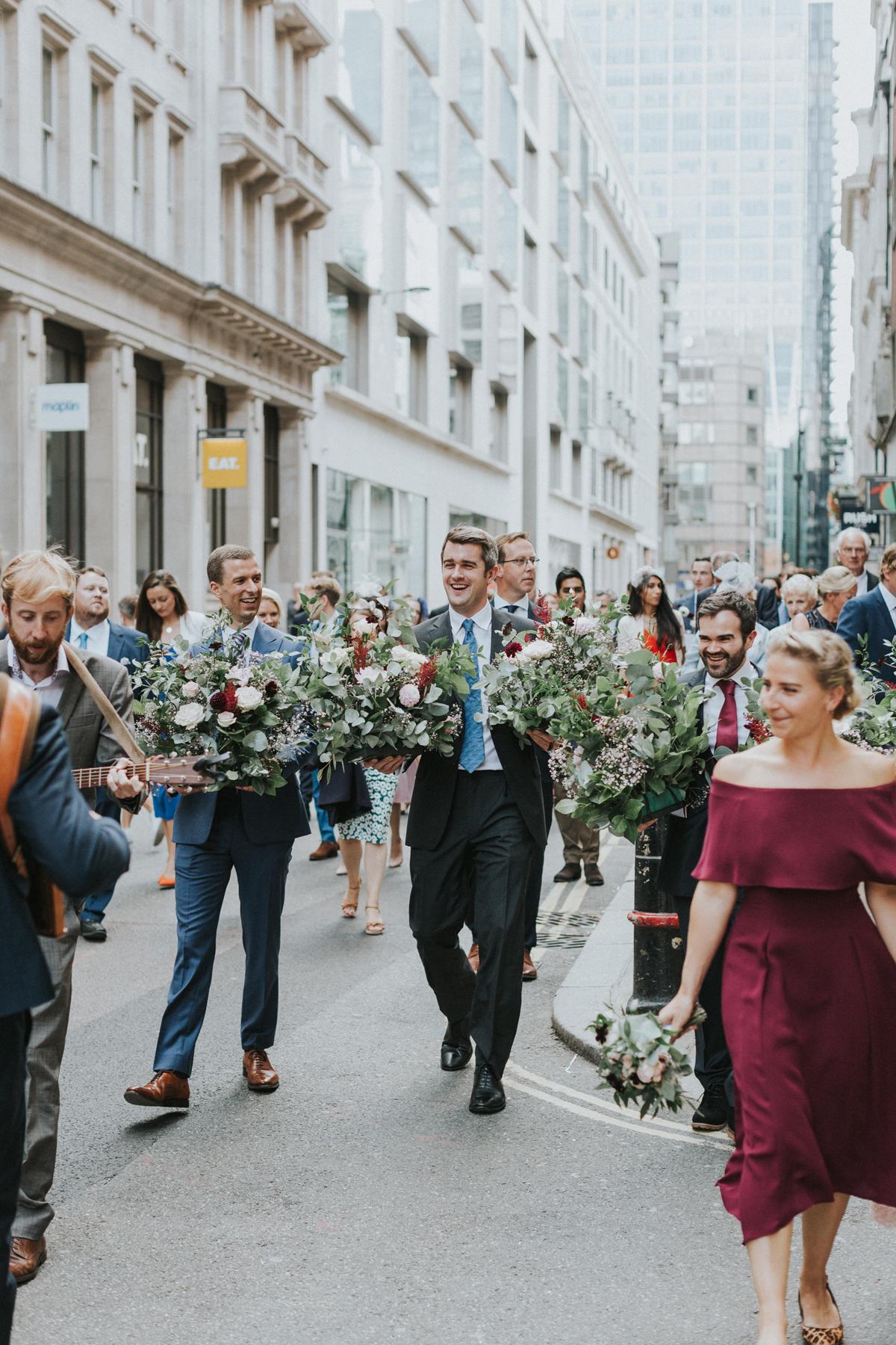 27 Modern London Devonshire Terrace wedding Paper Cranes We Heart Pictures Photography 1