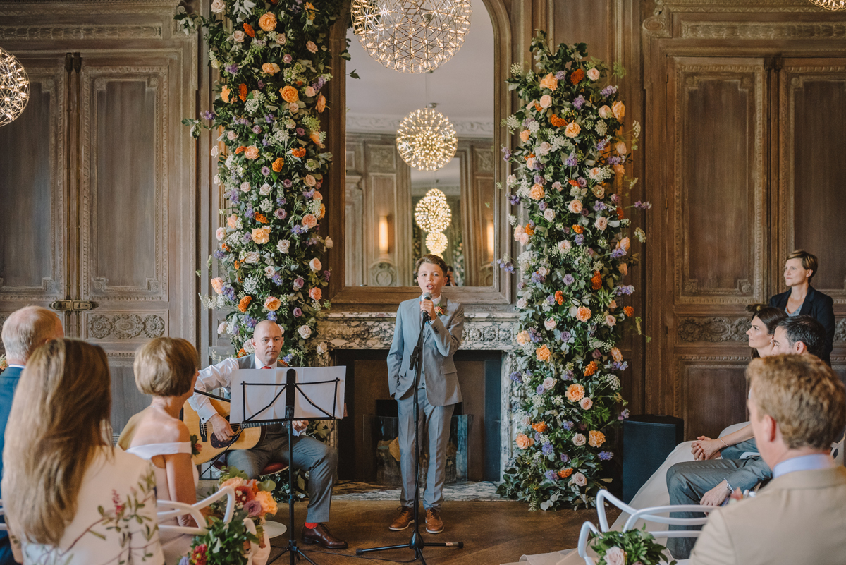 27 Romona Kerveza dress colourful Cotswolds wedding. Modern Vintage Weddings Photography