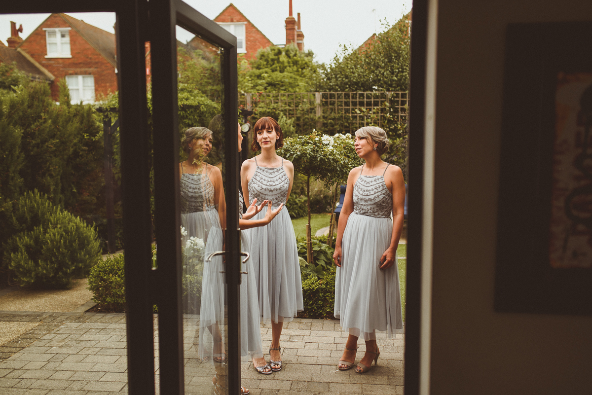 3 Self Portrait dress seafront Brighton wedding Matt Penberthy Photography