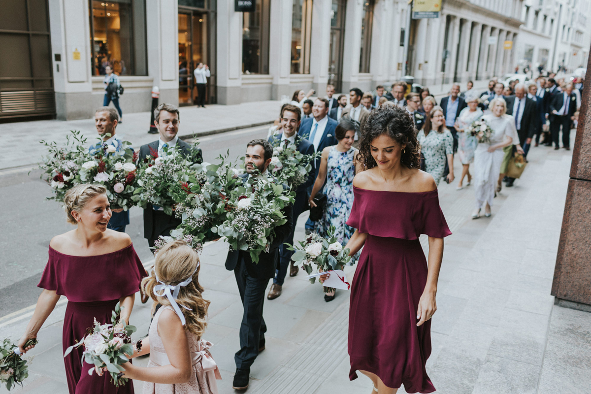 30 Modern London Devonshire Terrace wedding Paper Cranes We Heart Pictures Photography 1