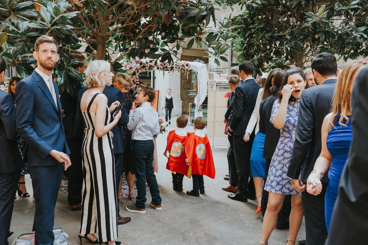 35 Modern London Devonshire Terrace wedding Paper Cranes We Heart Pictures Photography 1