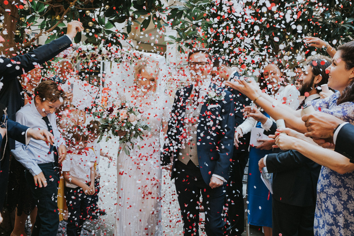 36 Modern London Devonshire Terrace wedding Paper Cranes We Heart Pictures Photography 1