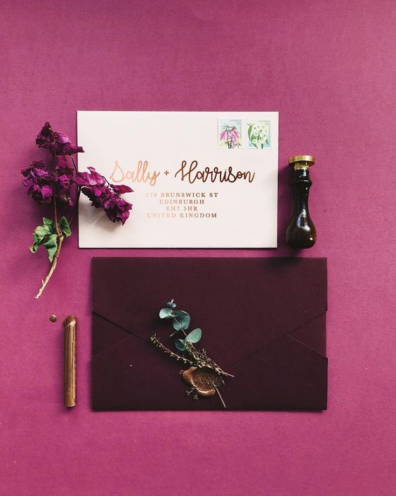 5 Story of Us modern colourful creative wedding stationery