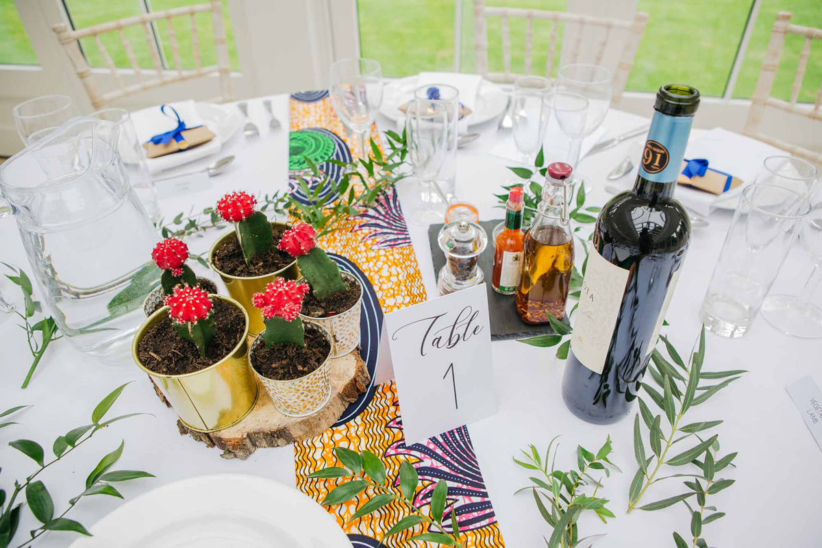 53 Vibrant colourful English Ghanaian fusion wedding