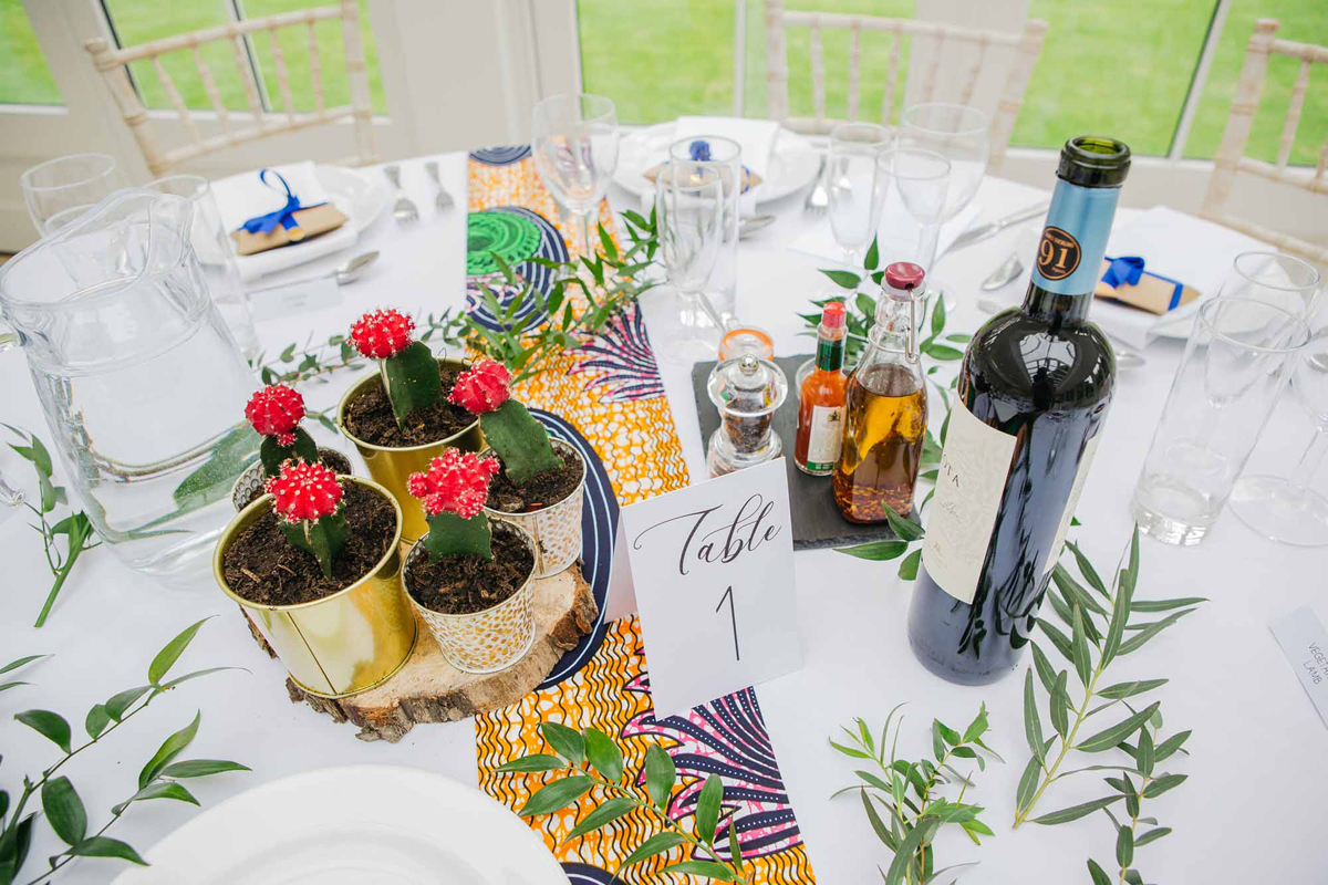 53 Vibrant colourful English Ghanaian fusion wedding