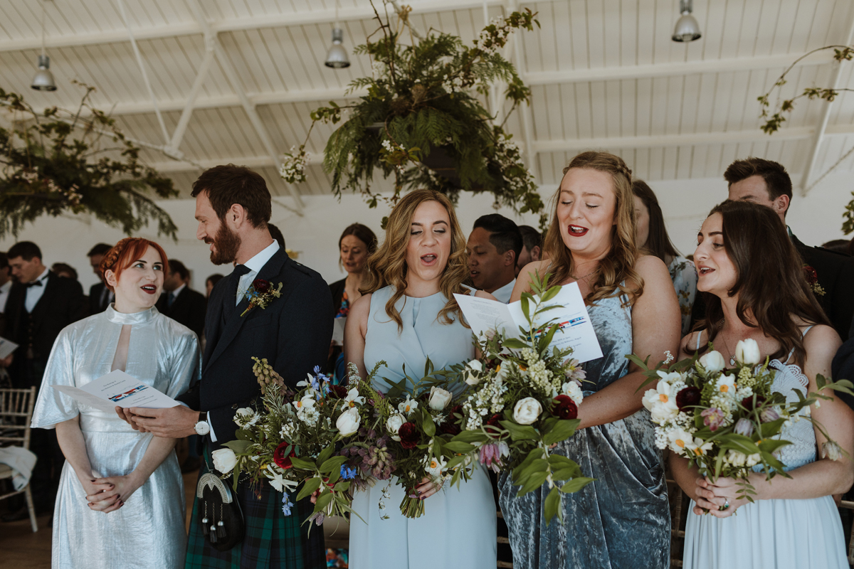 56 Minimalist natural Crear wedding Scottish coast Caro Weiss Photography