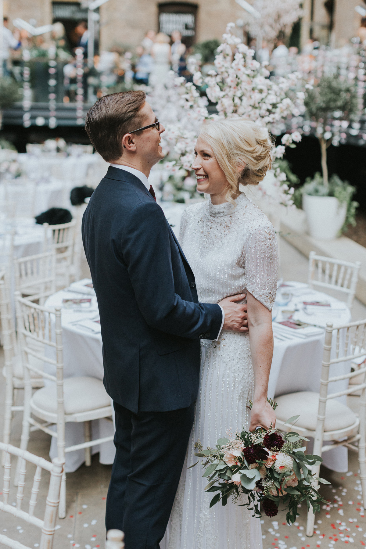 56 Modern London Devonshire Terrace wedding Paper Cranes We Heart Pictures Photography 1