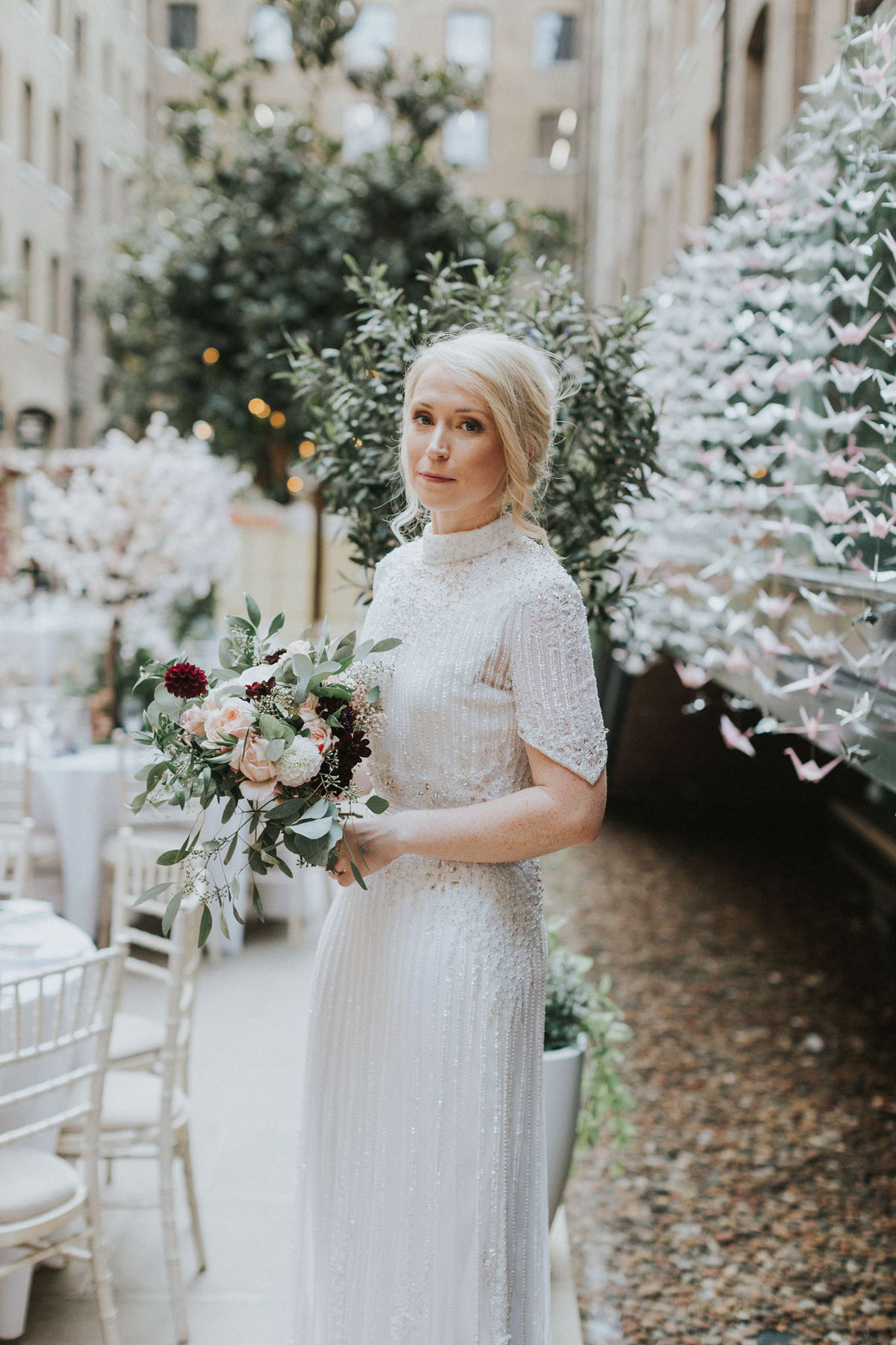 57 Modern London Devonshire Terrace wedding Paper Cranes We Heart Pictures Photography 1