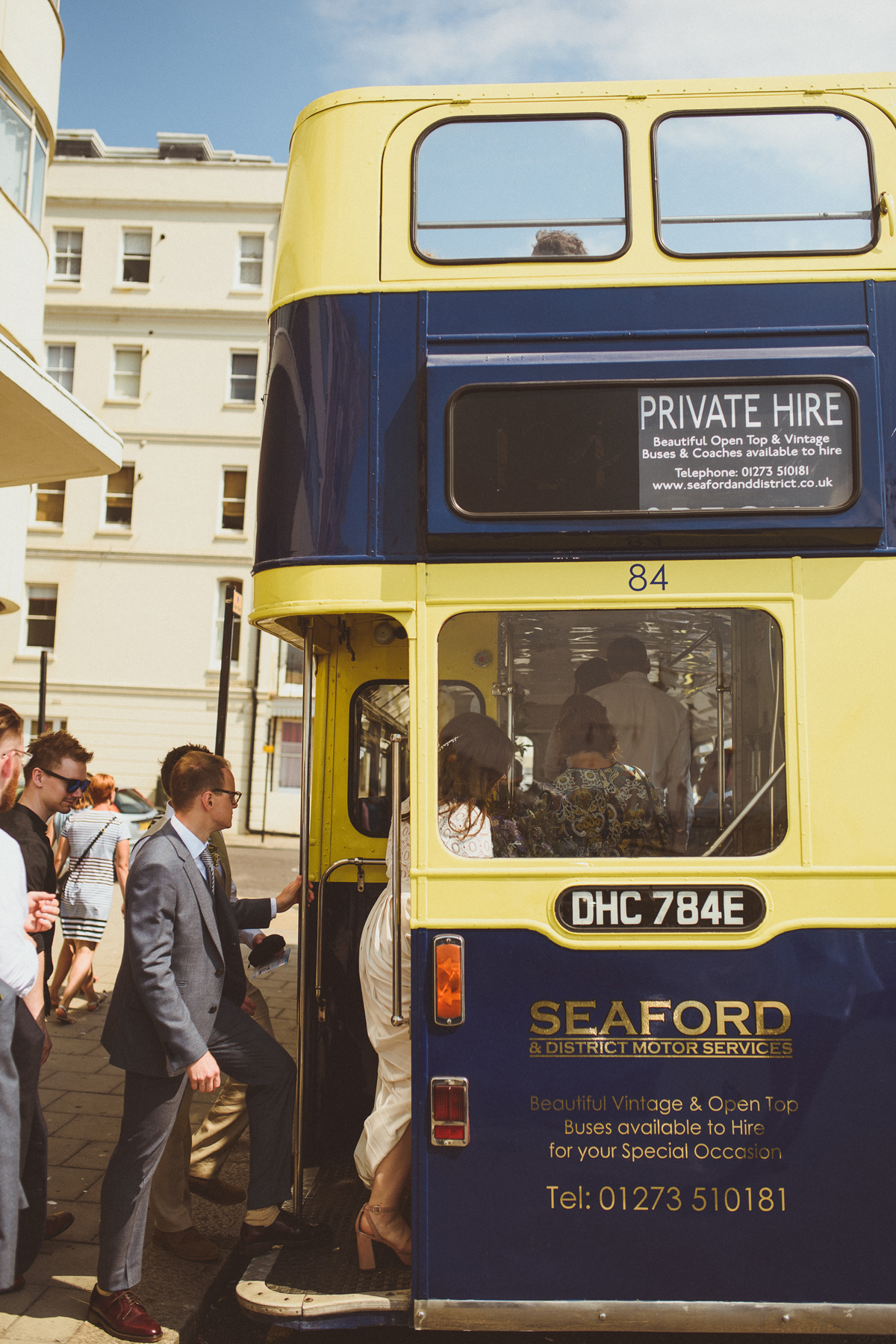 65 Self Portrait dress seafront Brighton wedding Matt Penberthy Photography