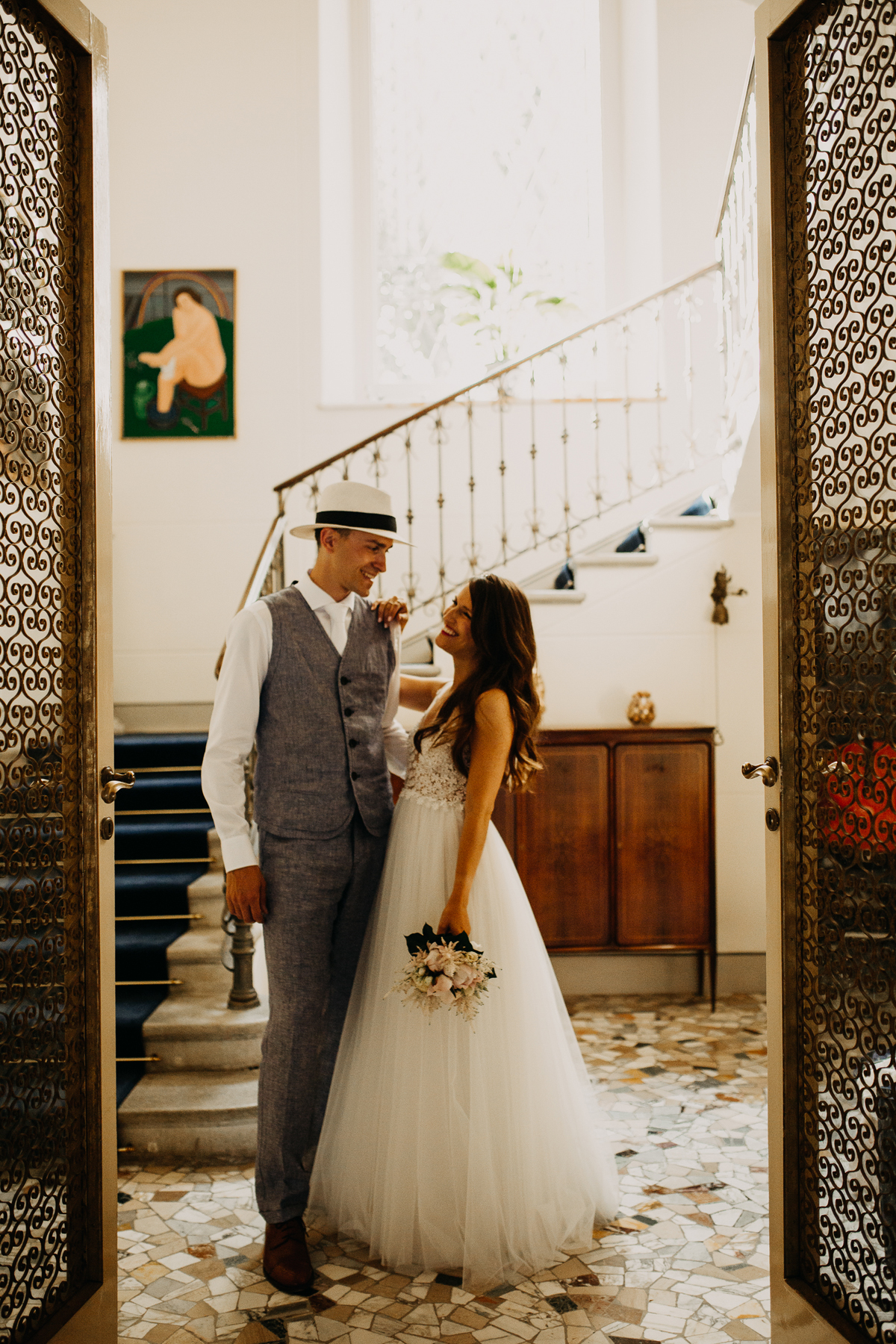 77 Kaviar Gauche dress Mediterranean inspired wedding
