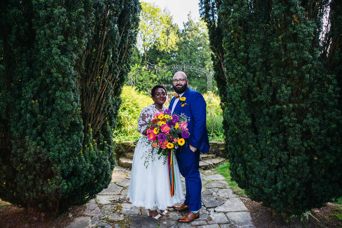 77 Vibrant colourful English Ghanaian fusion wedding