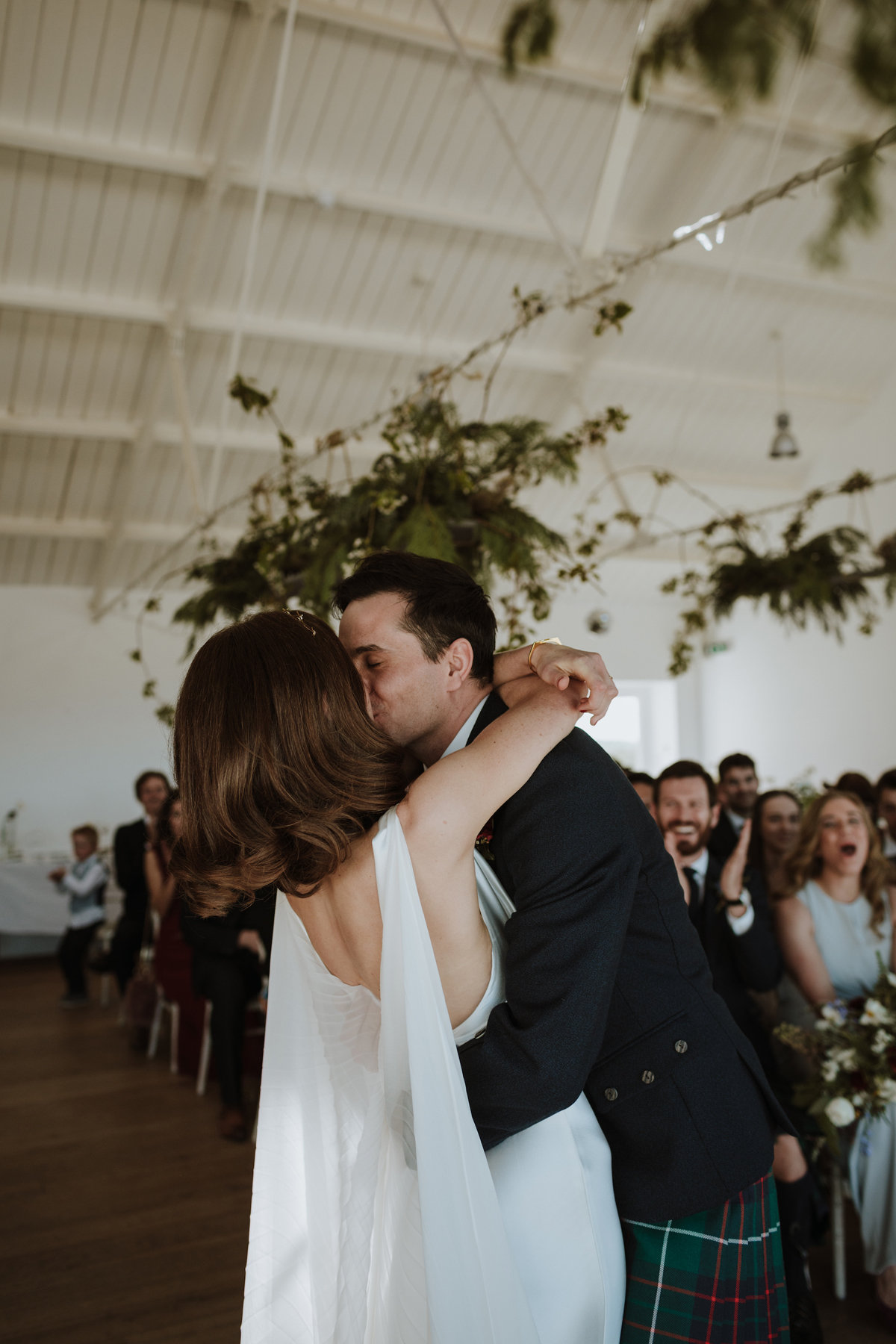 79 Minimalist natural Crear wedding Scottish coast Caro Weiss Photography