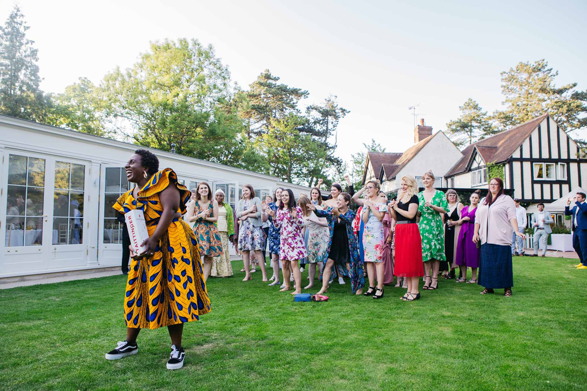 85 Vibrant colourful English Ghanaian fusion wedding