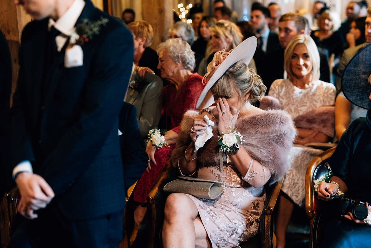 Christmas wedding with a Naomi Neoh dress Simon Hutchinson Photography 28